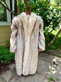 The Oversized Blue Fox Coat