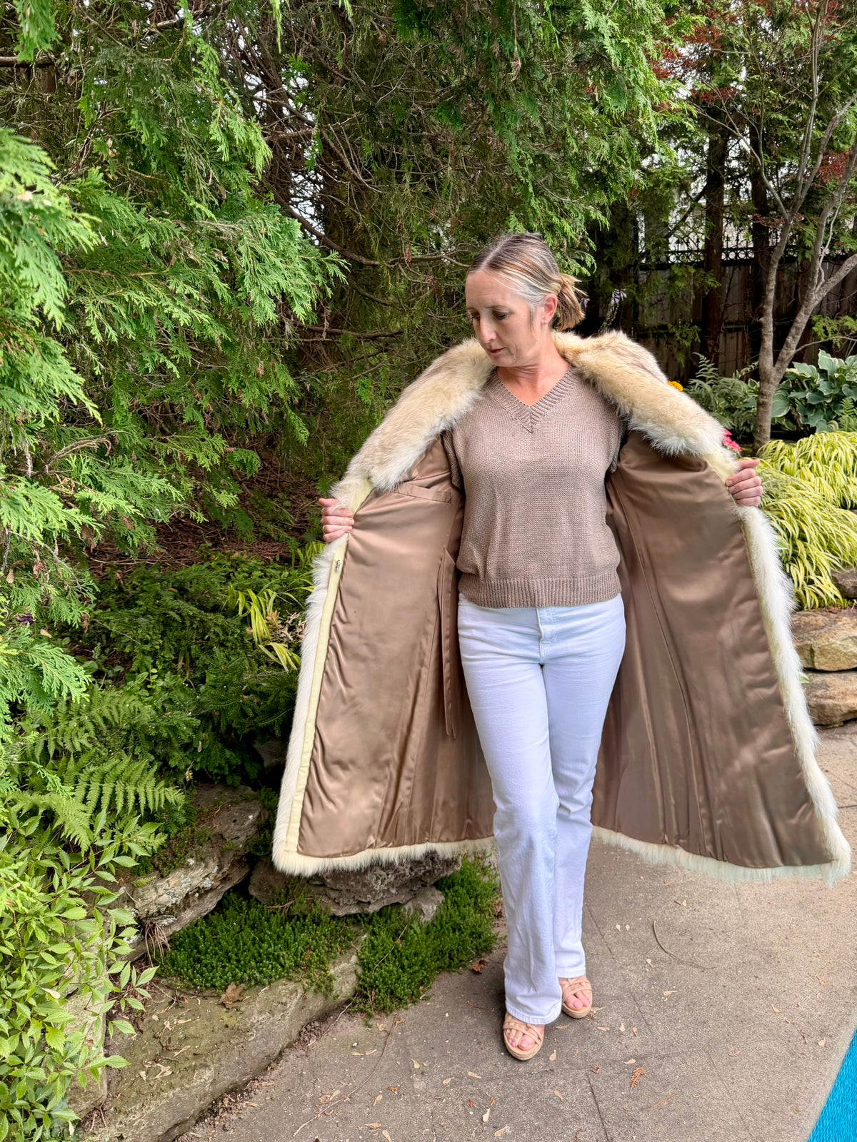 The Champagne Fox Coat