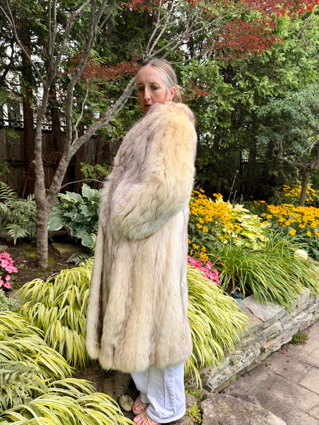 The Champagne Fox Coat