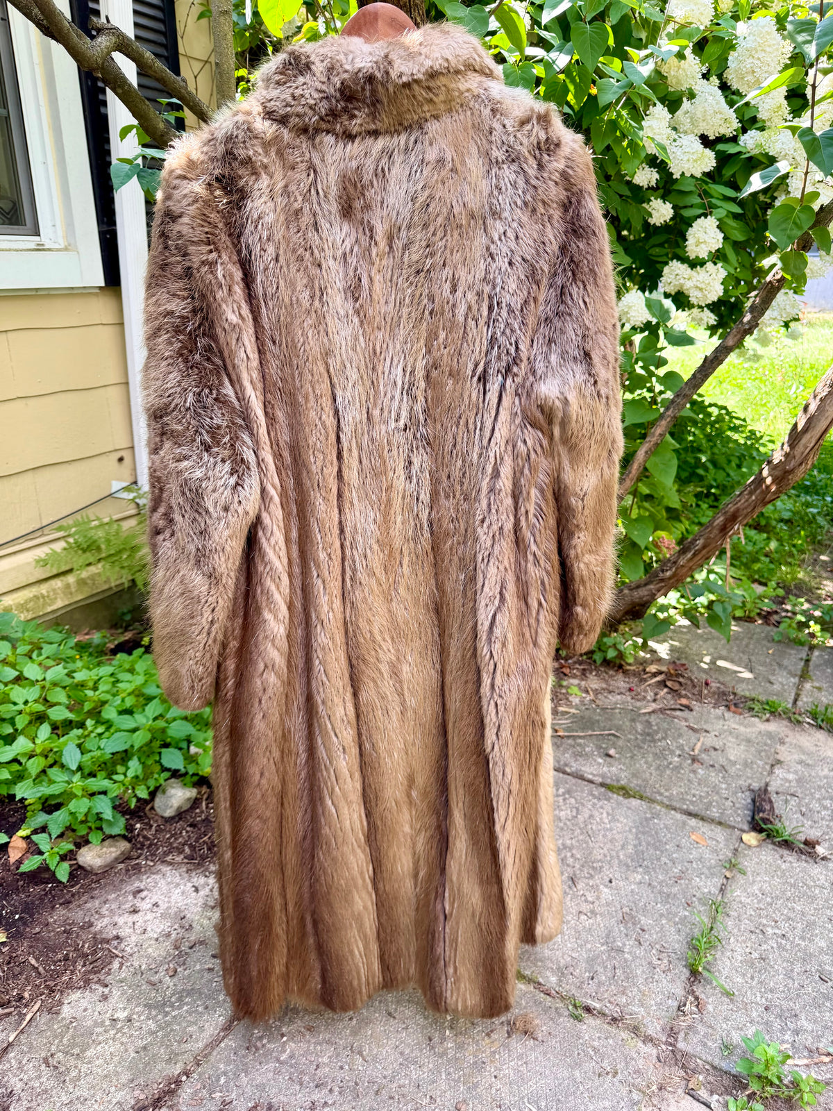 Canadian Beaver Fur Coat