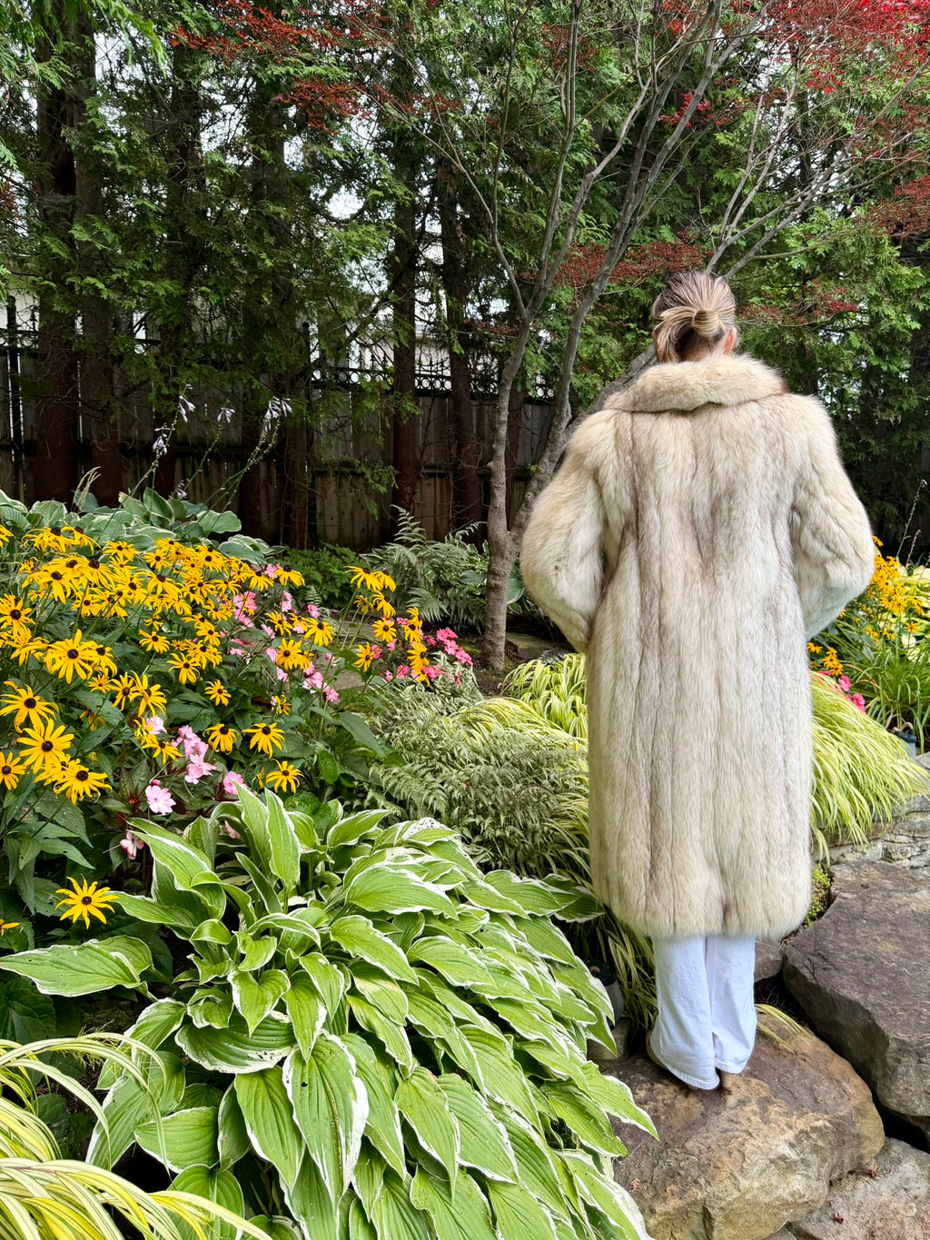 The Champagne Fox Coat