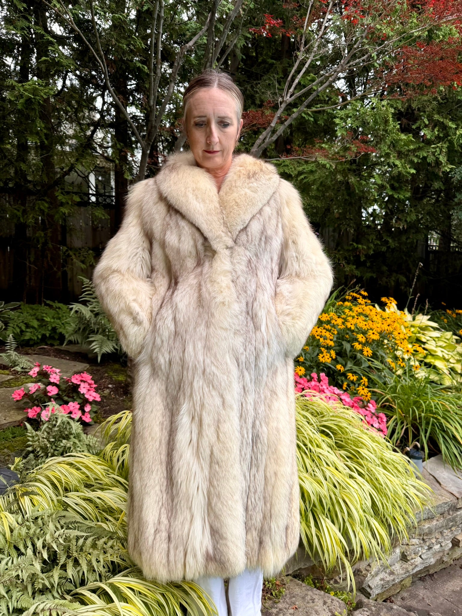 The Champagne Fox Coat