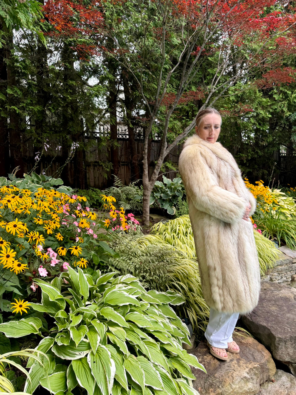The Champagne Fox Coat