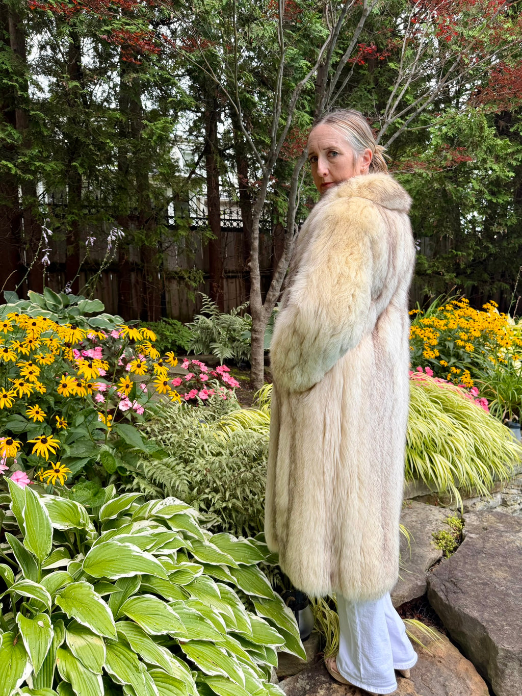 The Champagne Fox Coat