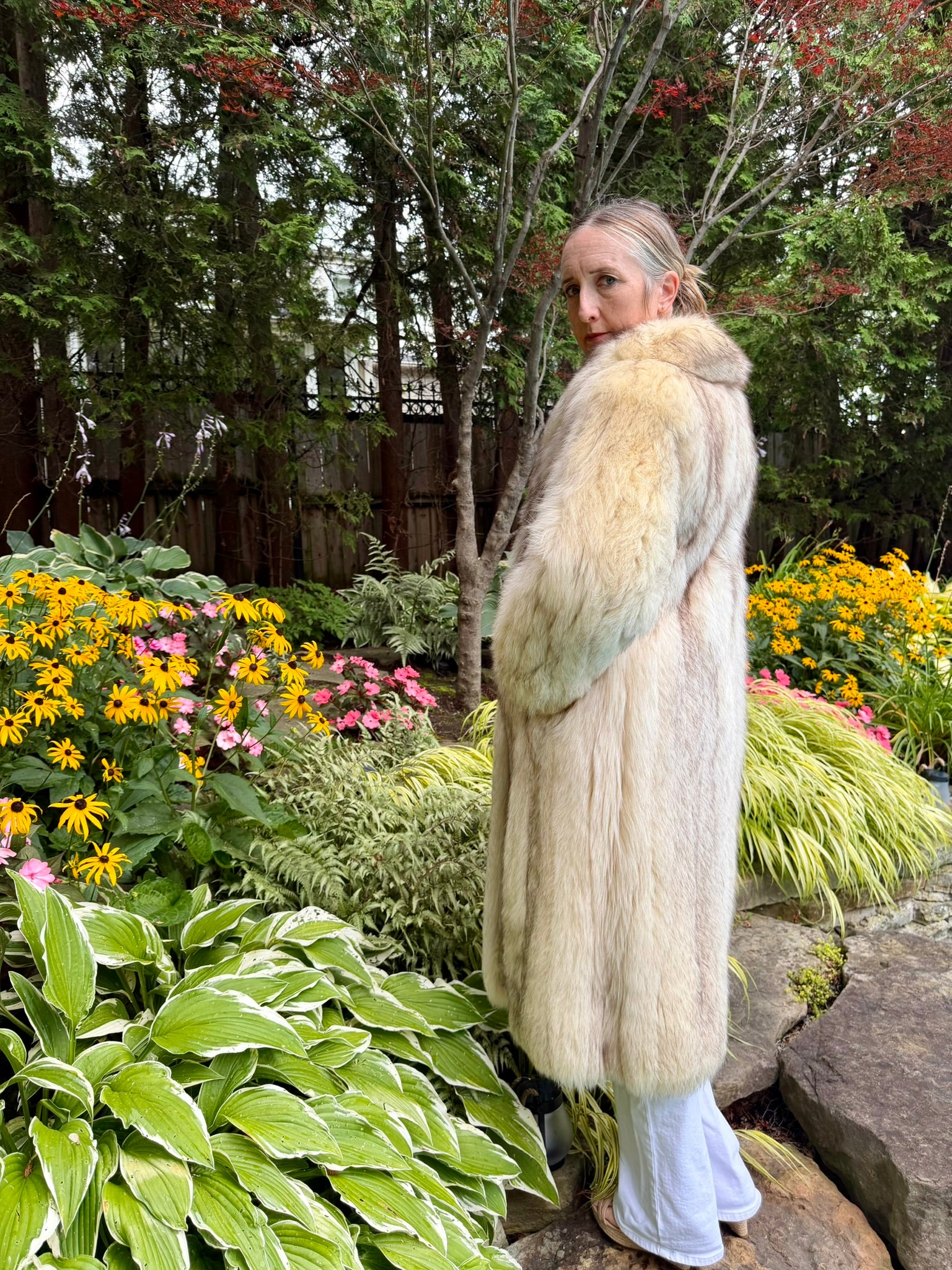 The Champagne Fox Coat