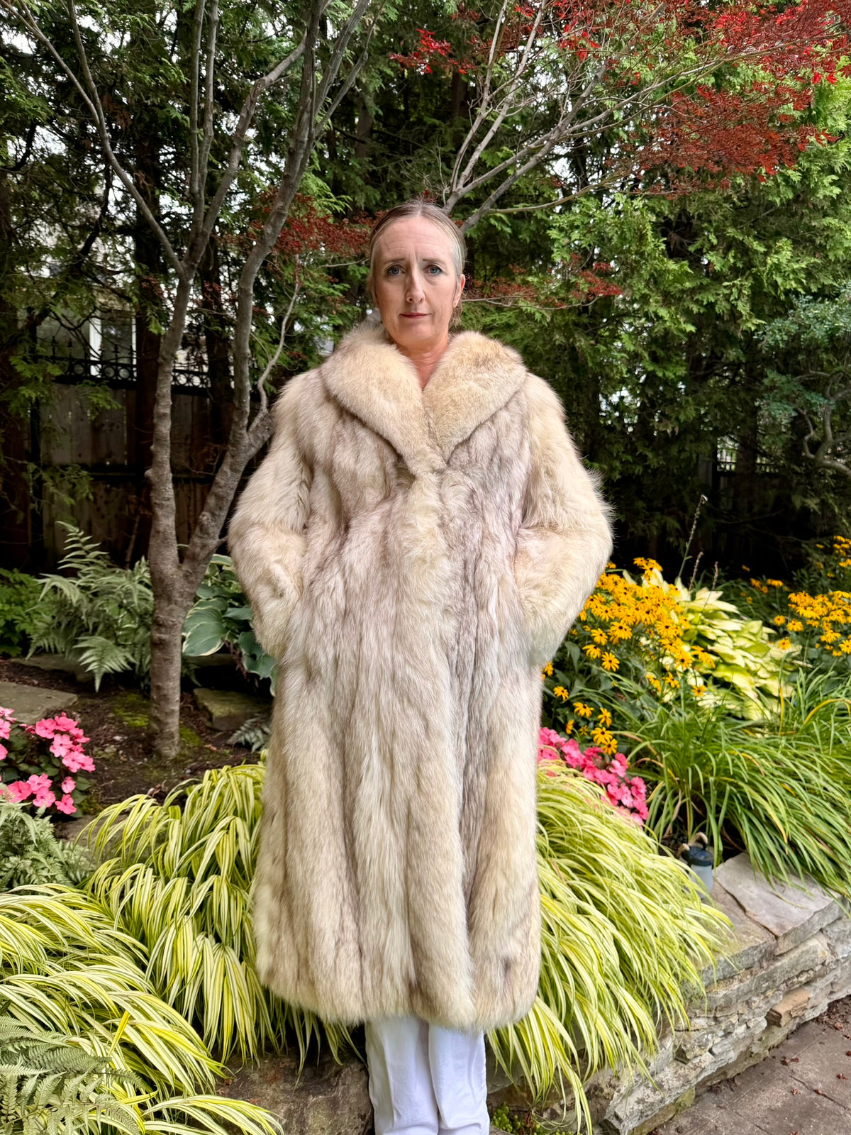 The Champagne Fox Coat