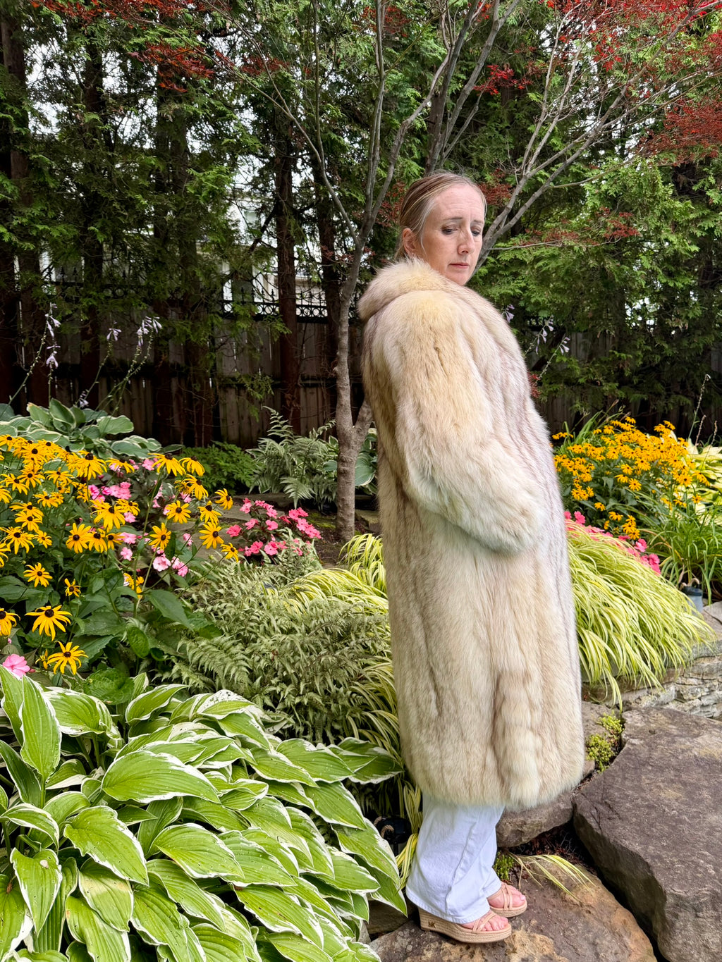 The Champagne Fox Coat