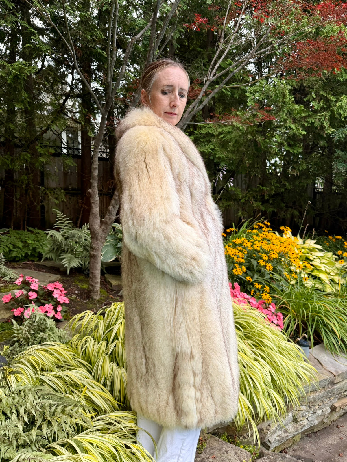 The Champagne Fox Coat