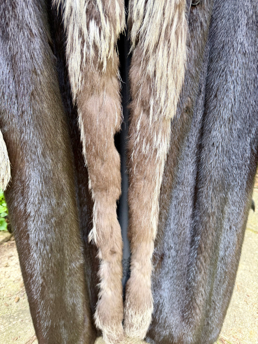 Silver Fox & Mink Opera Coat