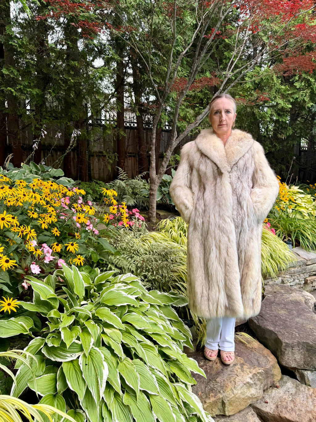 The Champagne Fox Coat