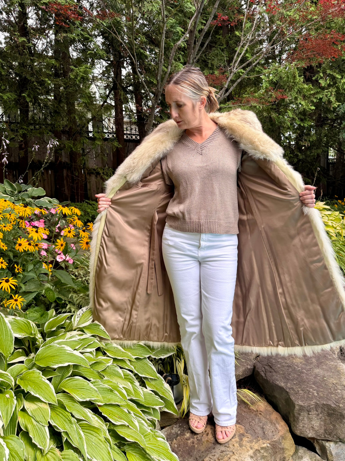 The Champagne Fox Coat