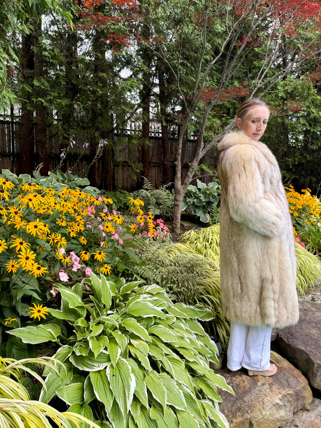 The Champagne Fox Coat