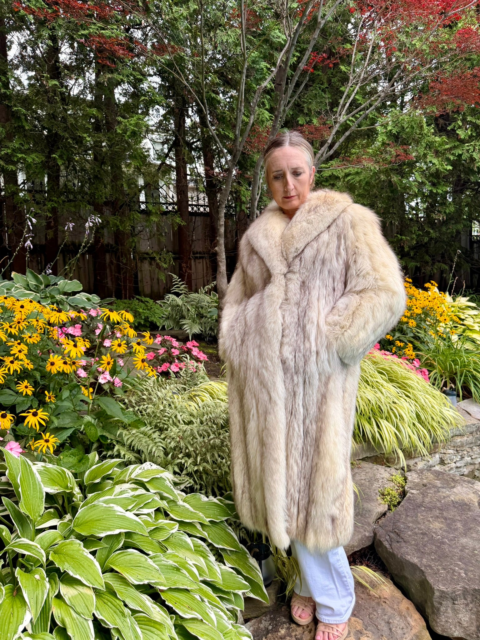 The Champagne Fox Coat