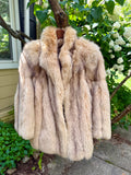 Apricot Fox Fur Jacket