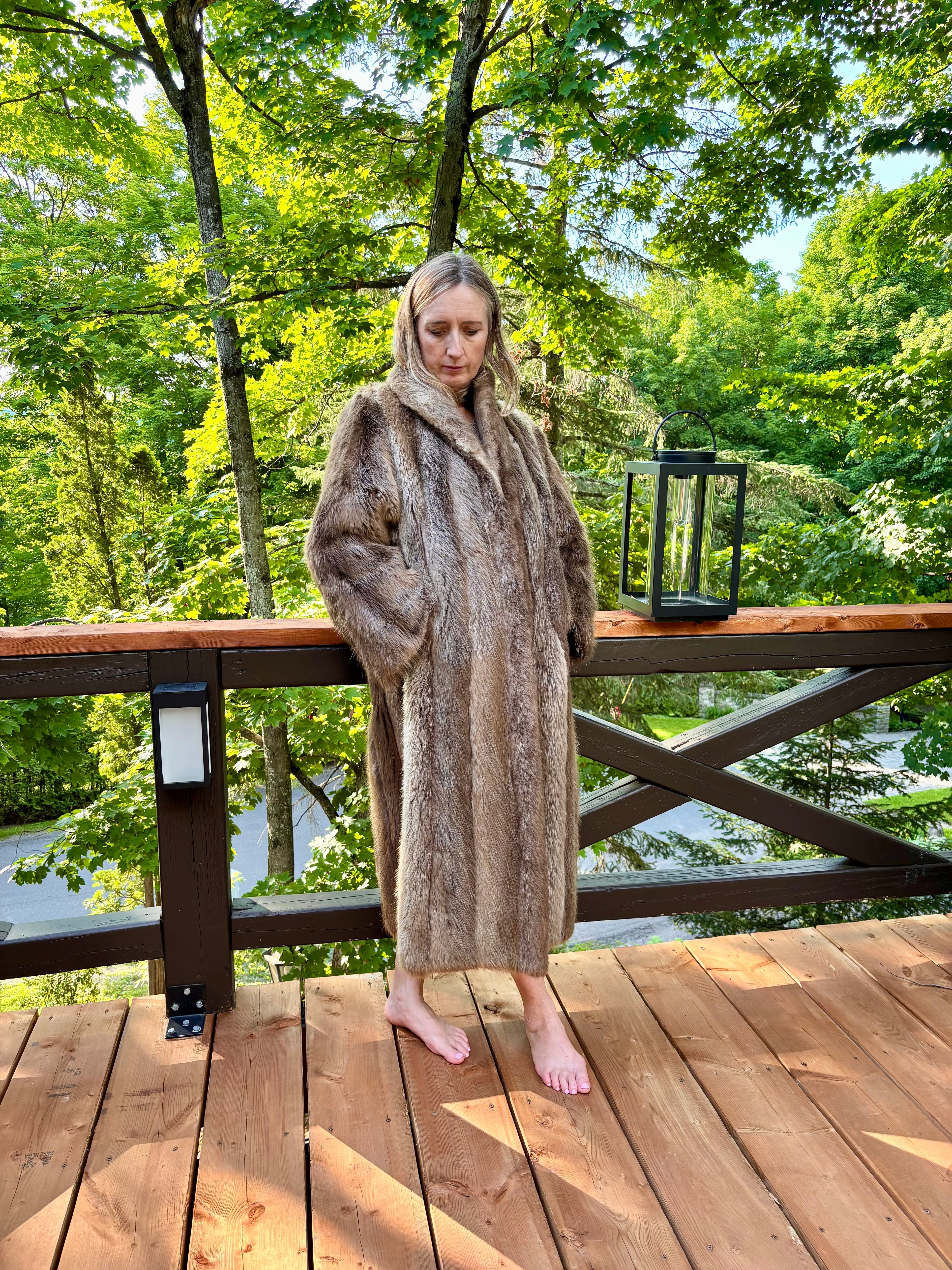Canadian Beaver Fur Coat