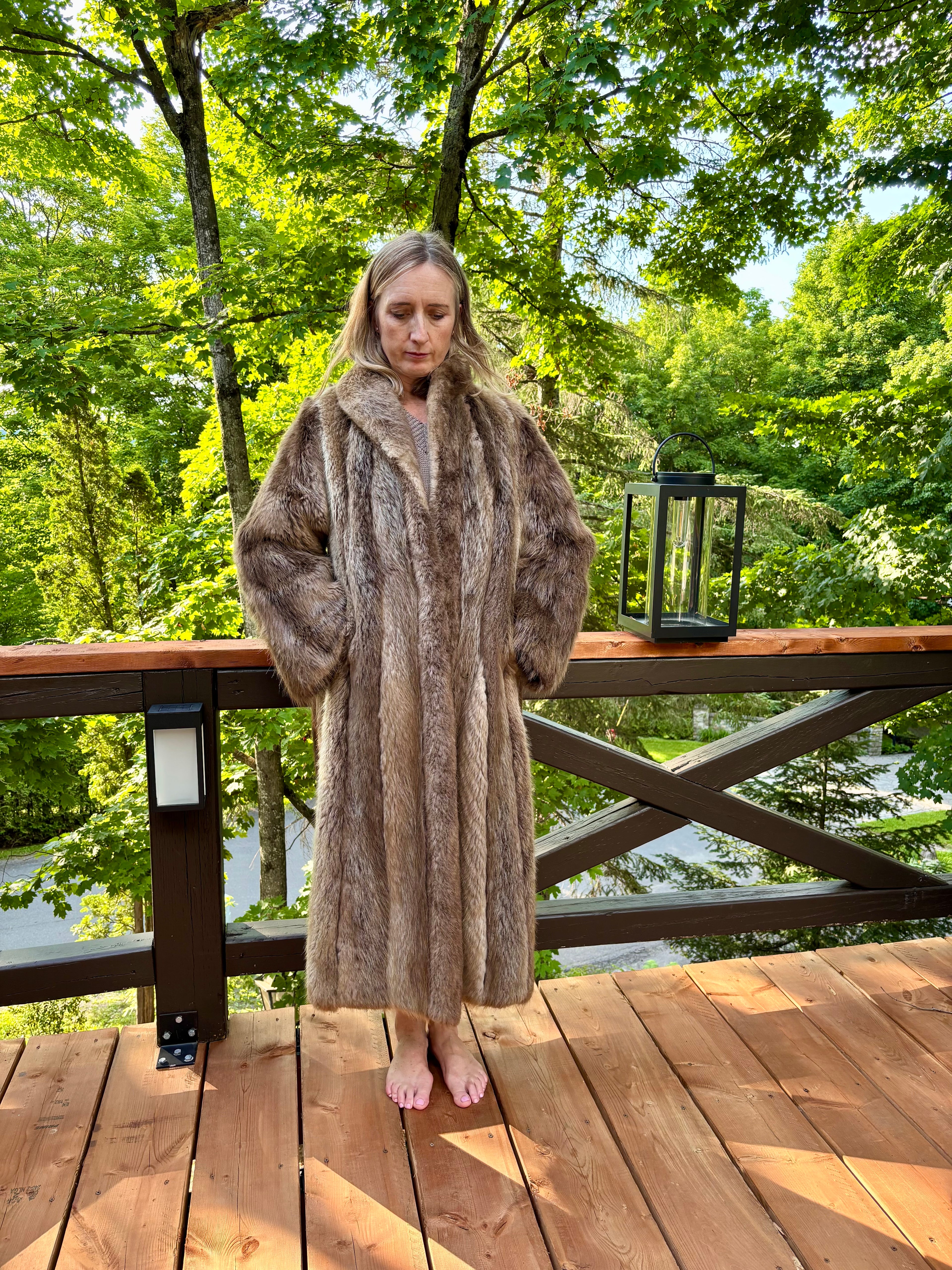 Canadian Beaver Fur Coat