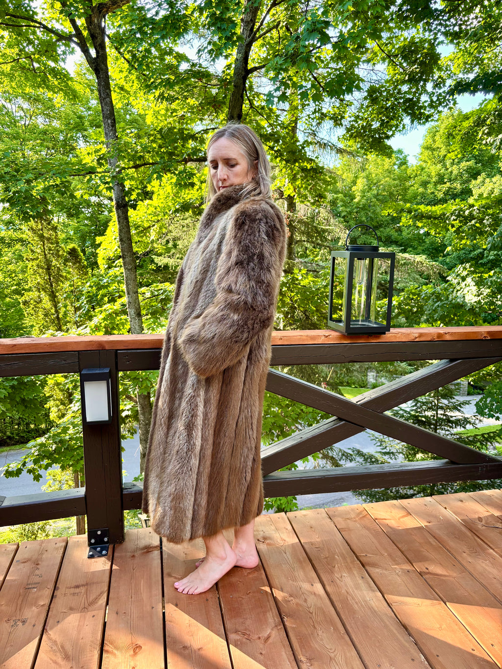 Canadian Beaver Fur Coat