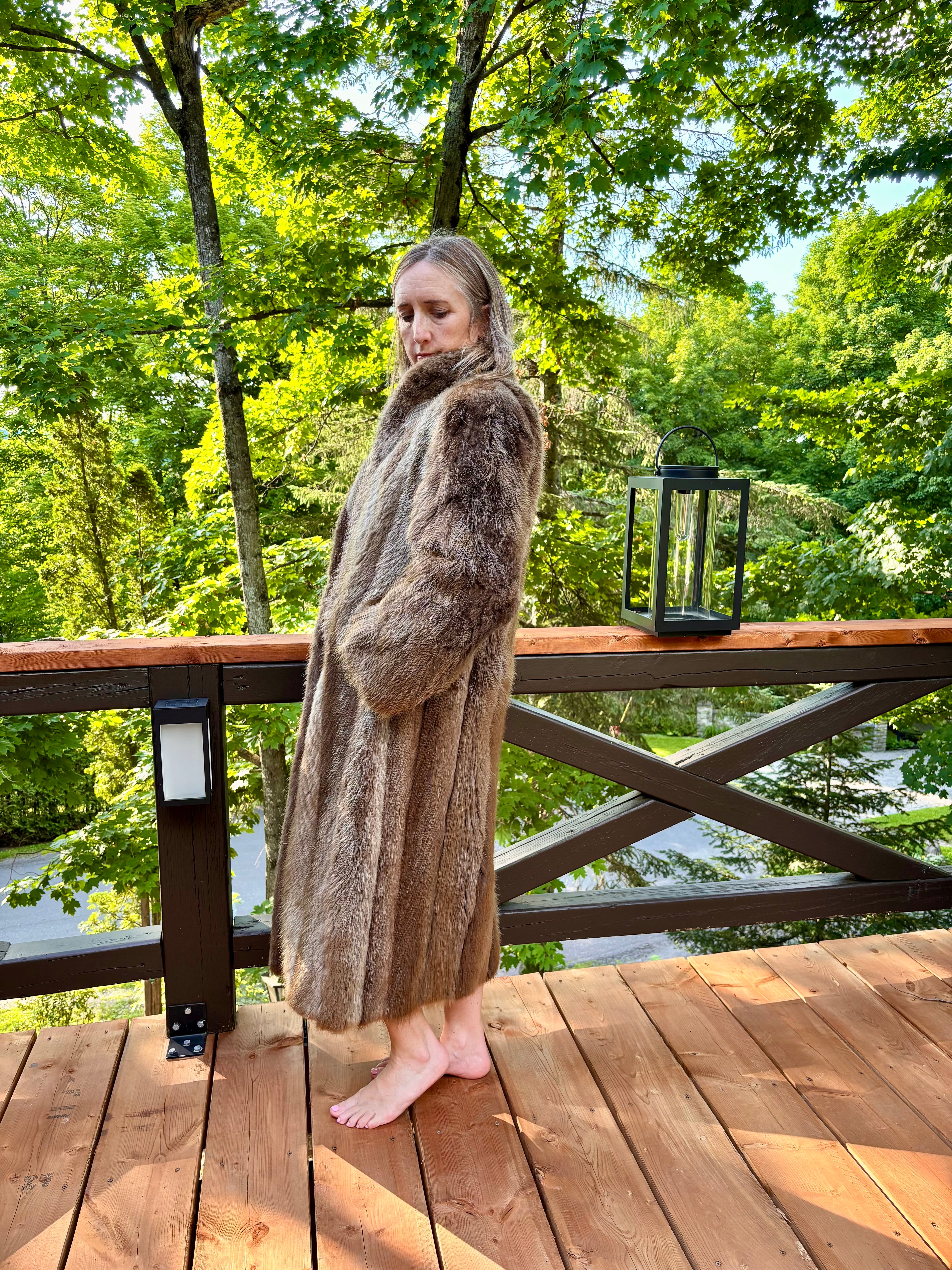 Canadian Beaver Fur Coat