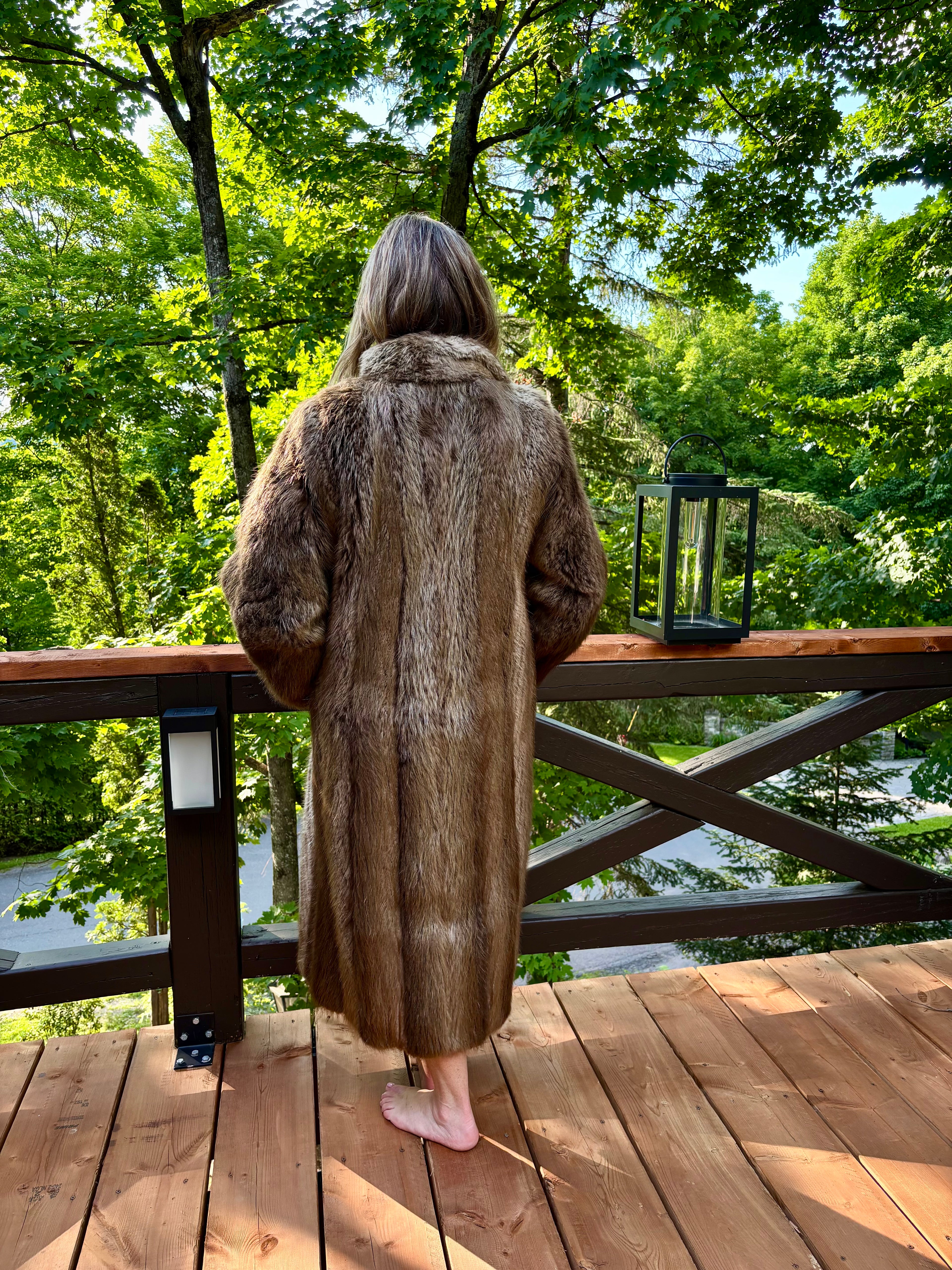 Canadian Beaver Fur Coat