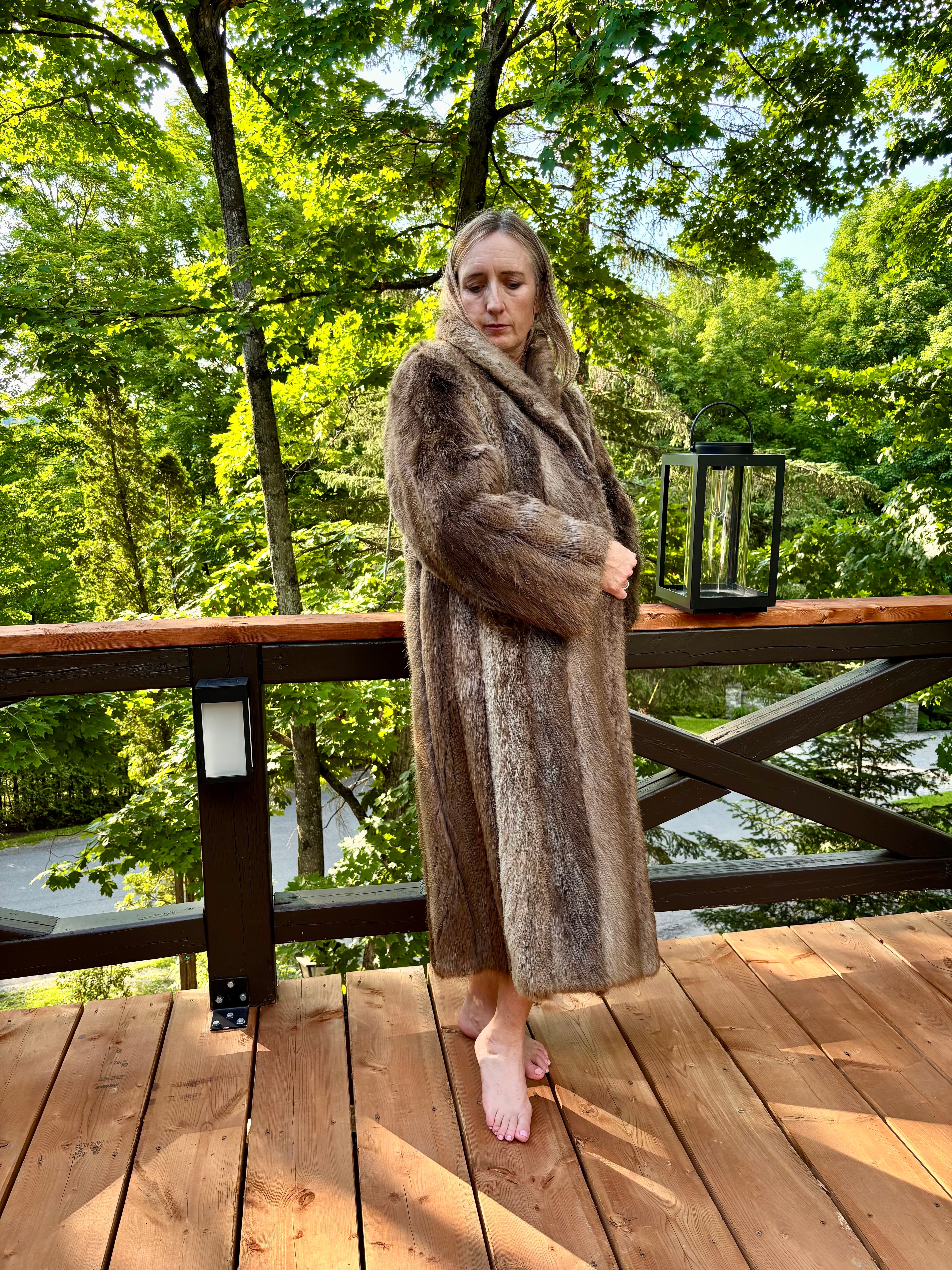 Canadian Beaver Fur Coat