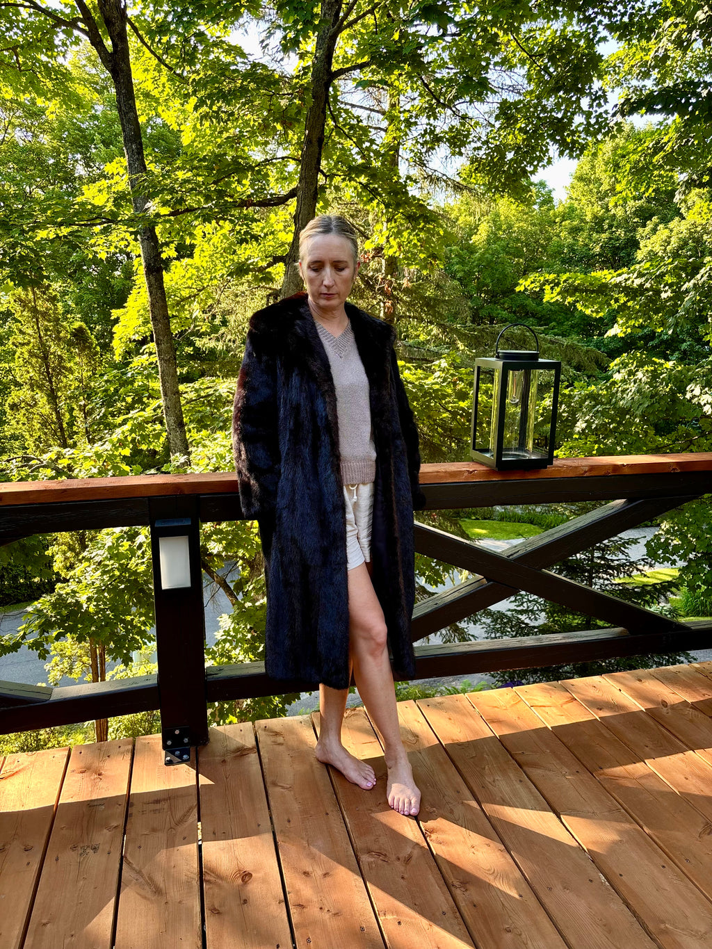 Vintage Dark Ranch Mink Coat