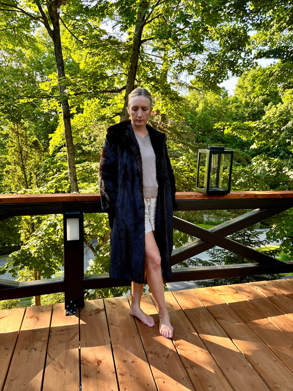 Vintage Dark Ranch Mink Coat