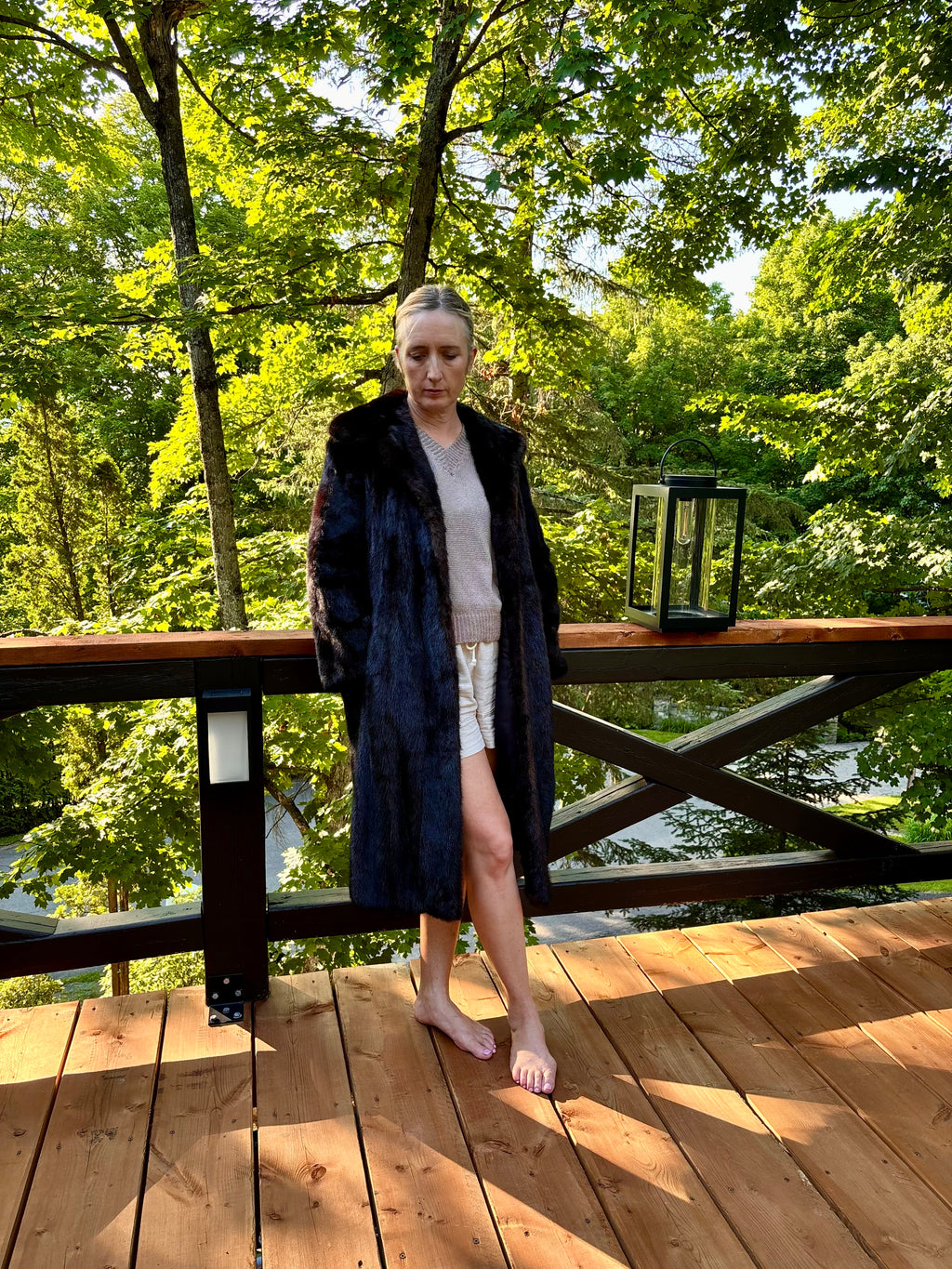 Vintage Dark Ranch Mink Coat