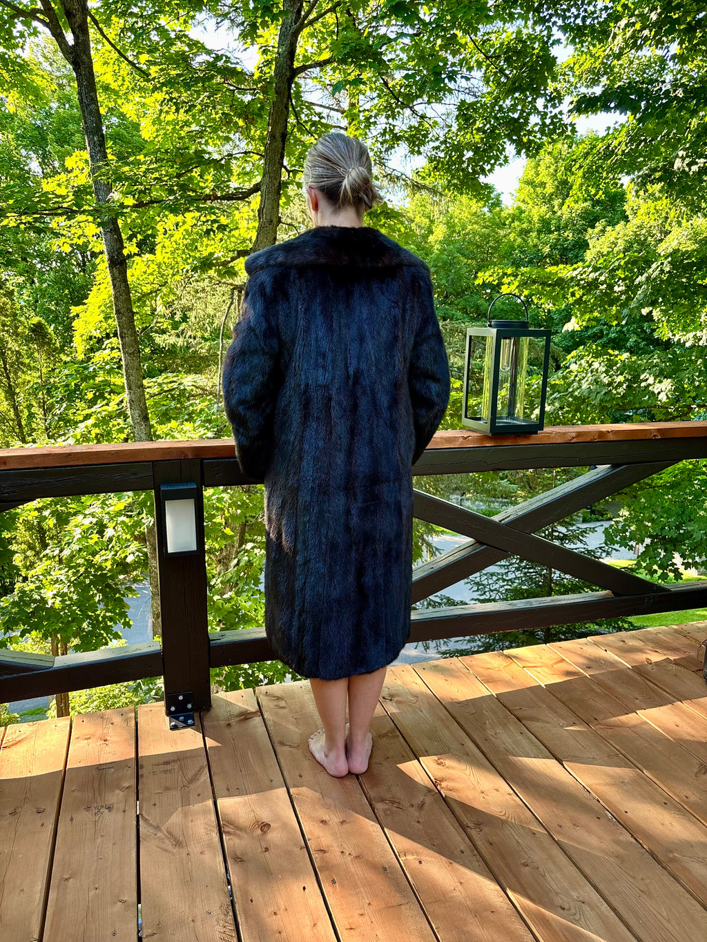 Vintage Dark Ranch Mink Coat