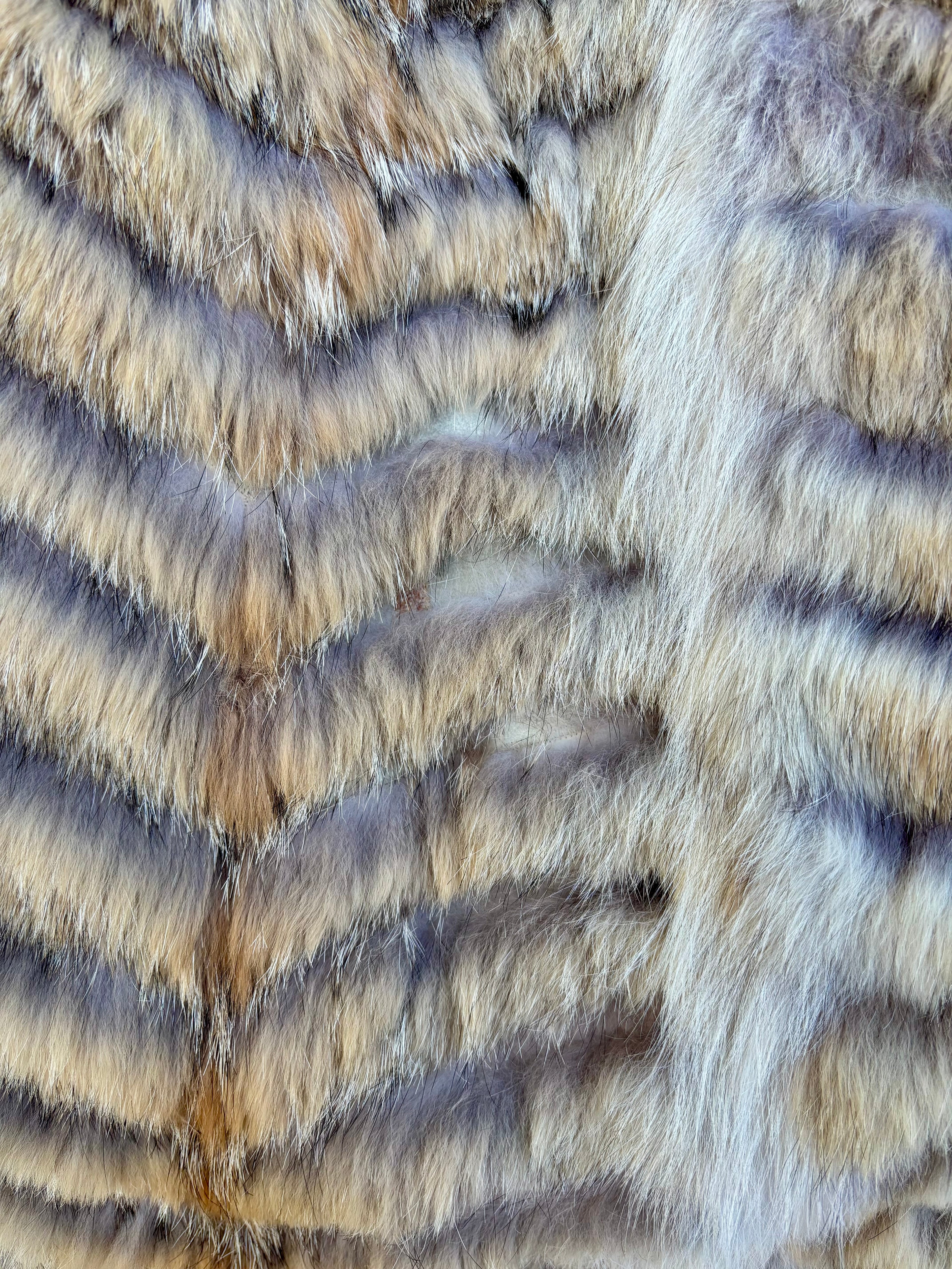 Full-Length Natural Coyote Fur Coat