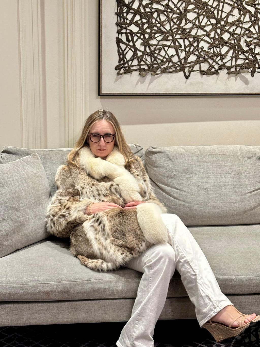 Canadian Lynx Fur Coat