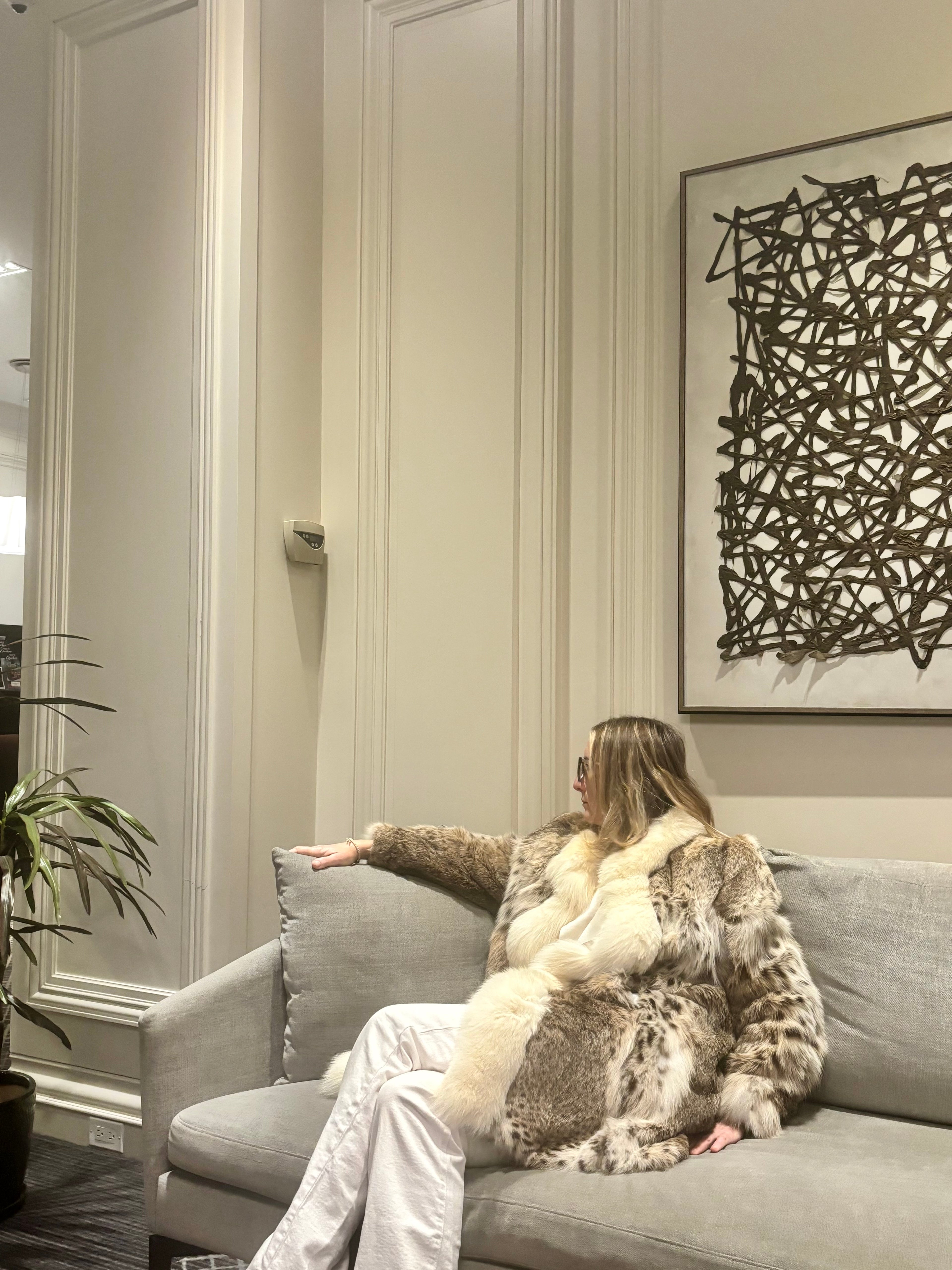 Canadian Lynx Fur Coat