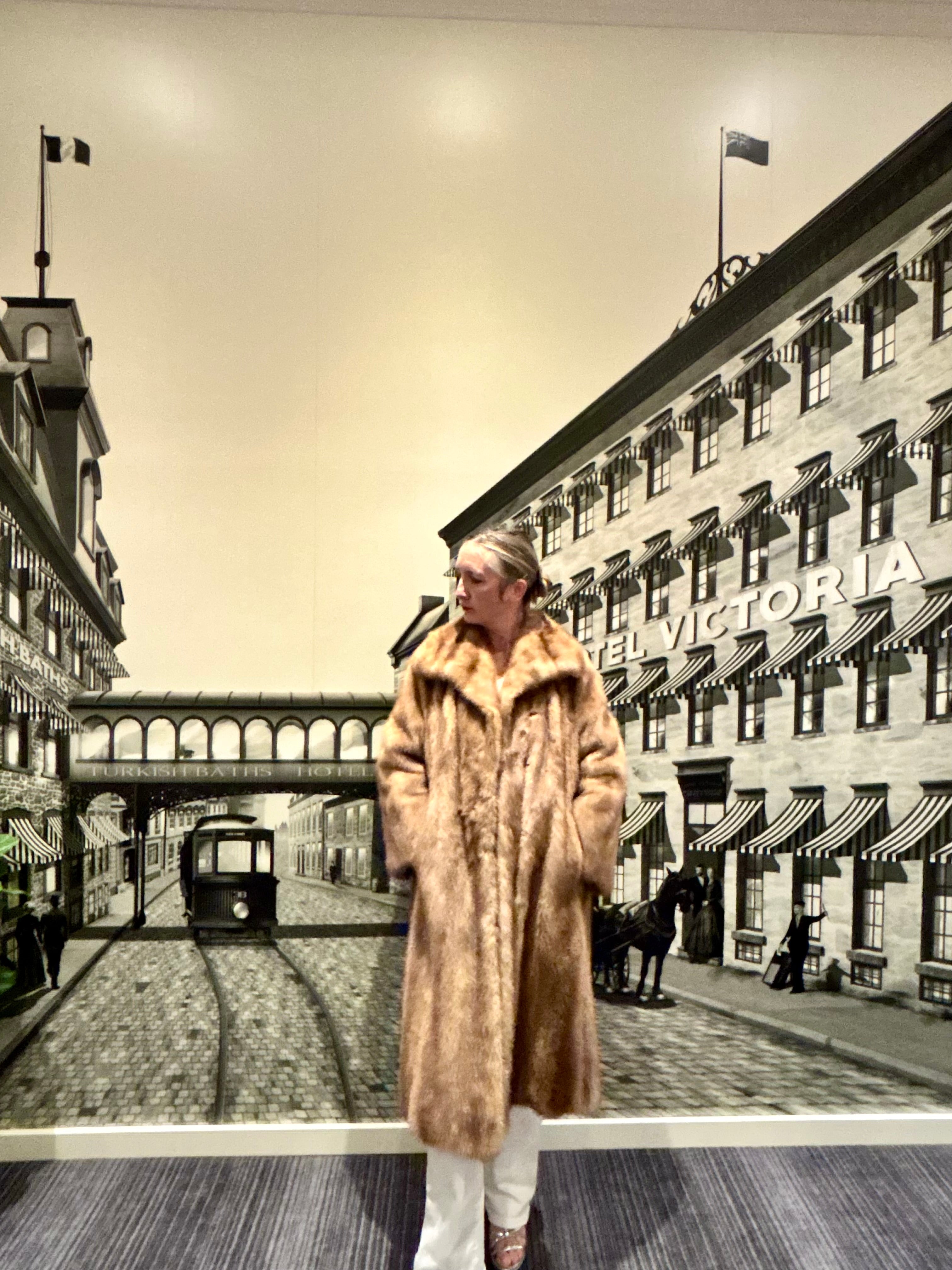 Vintage Blonde Mink Coat
