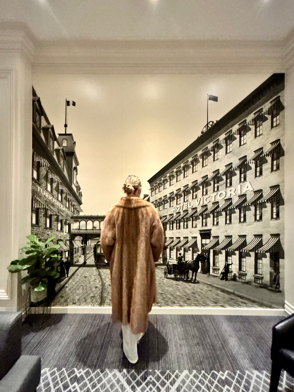 Vintage Blonde Mink Coat