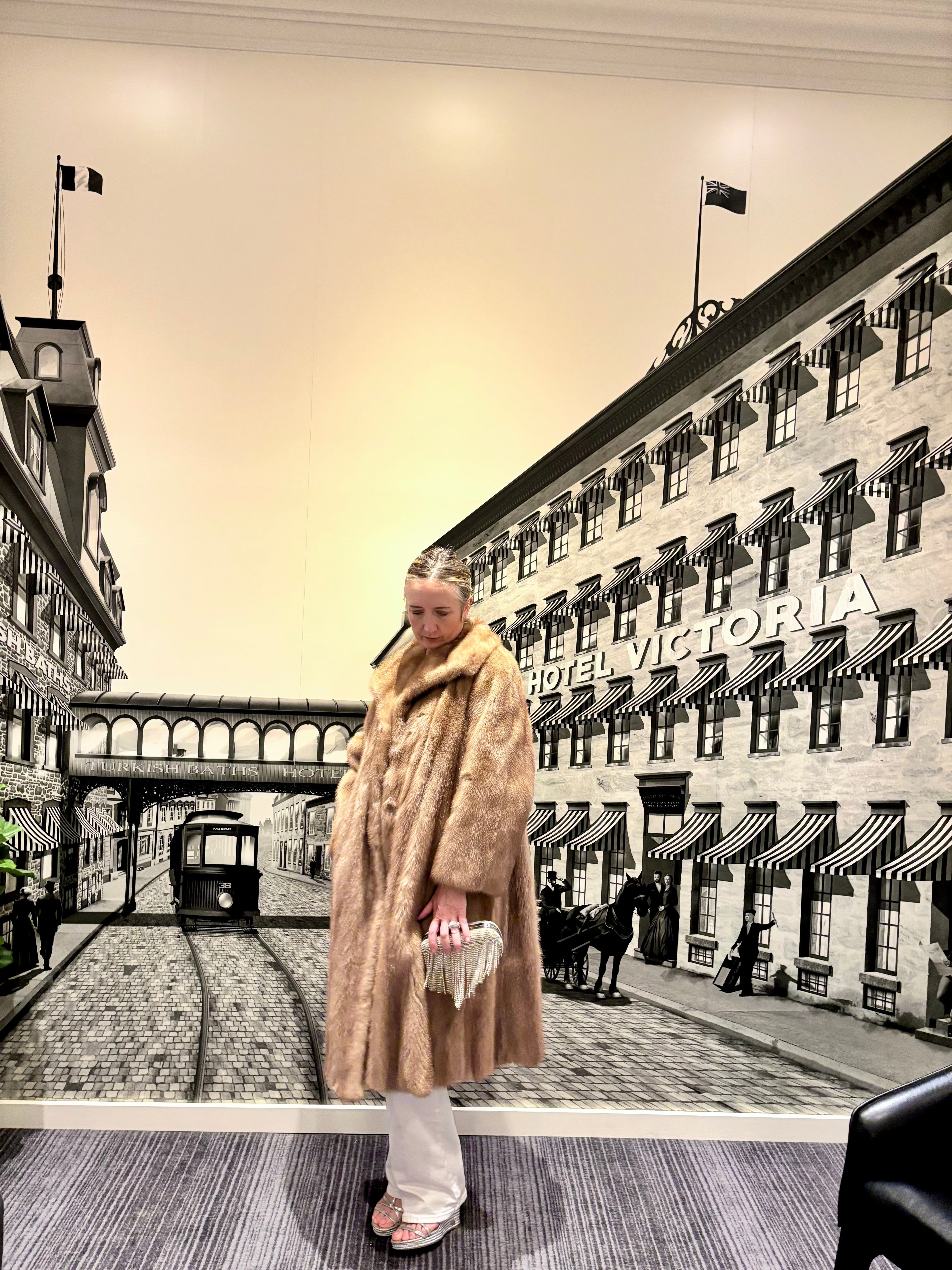 Vintage Blonde Mink Coat