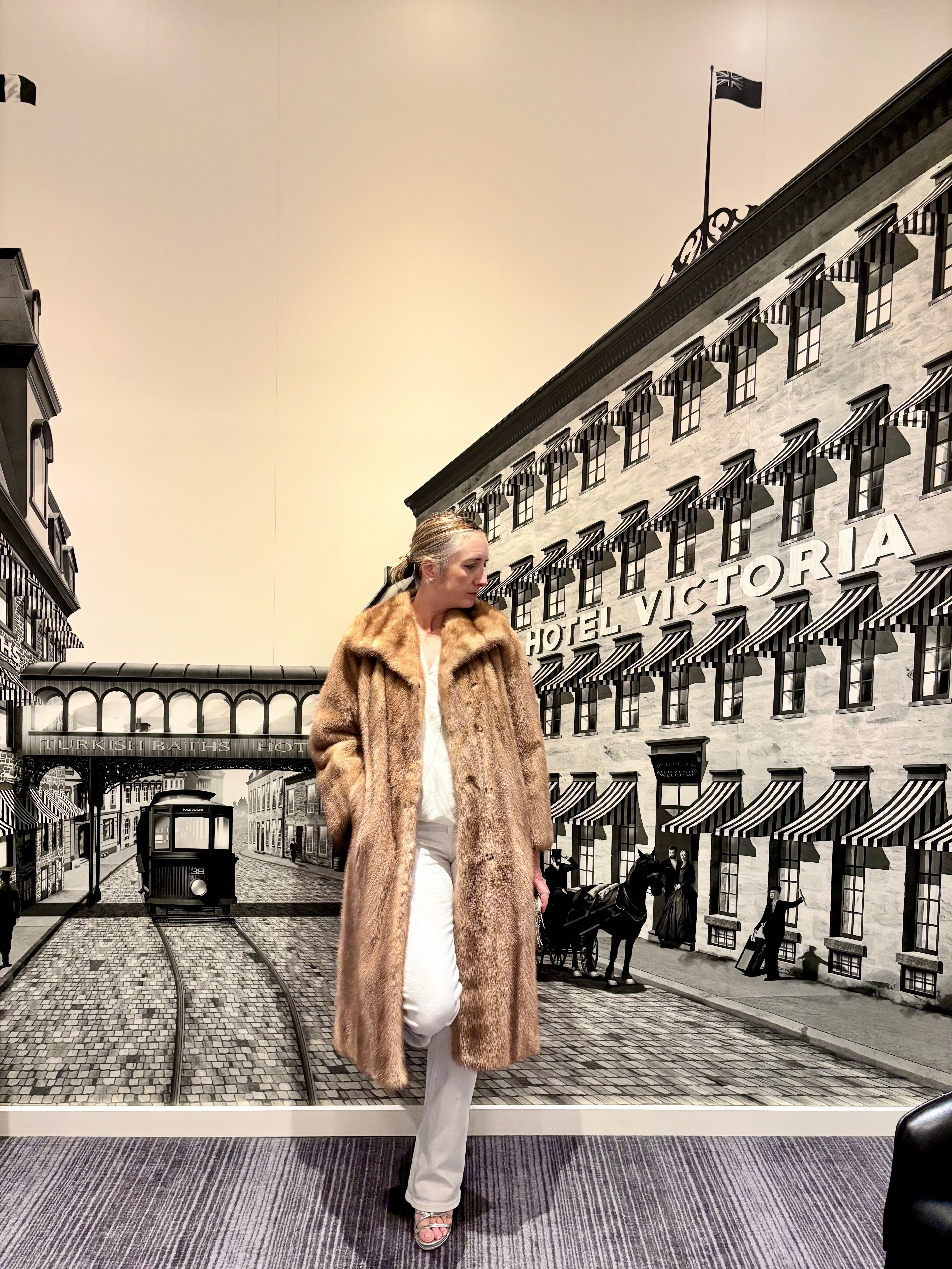 Vintage Blonde Mink Coat