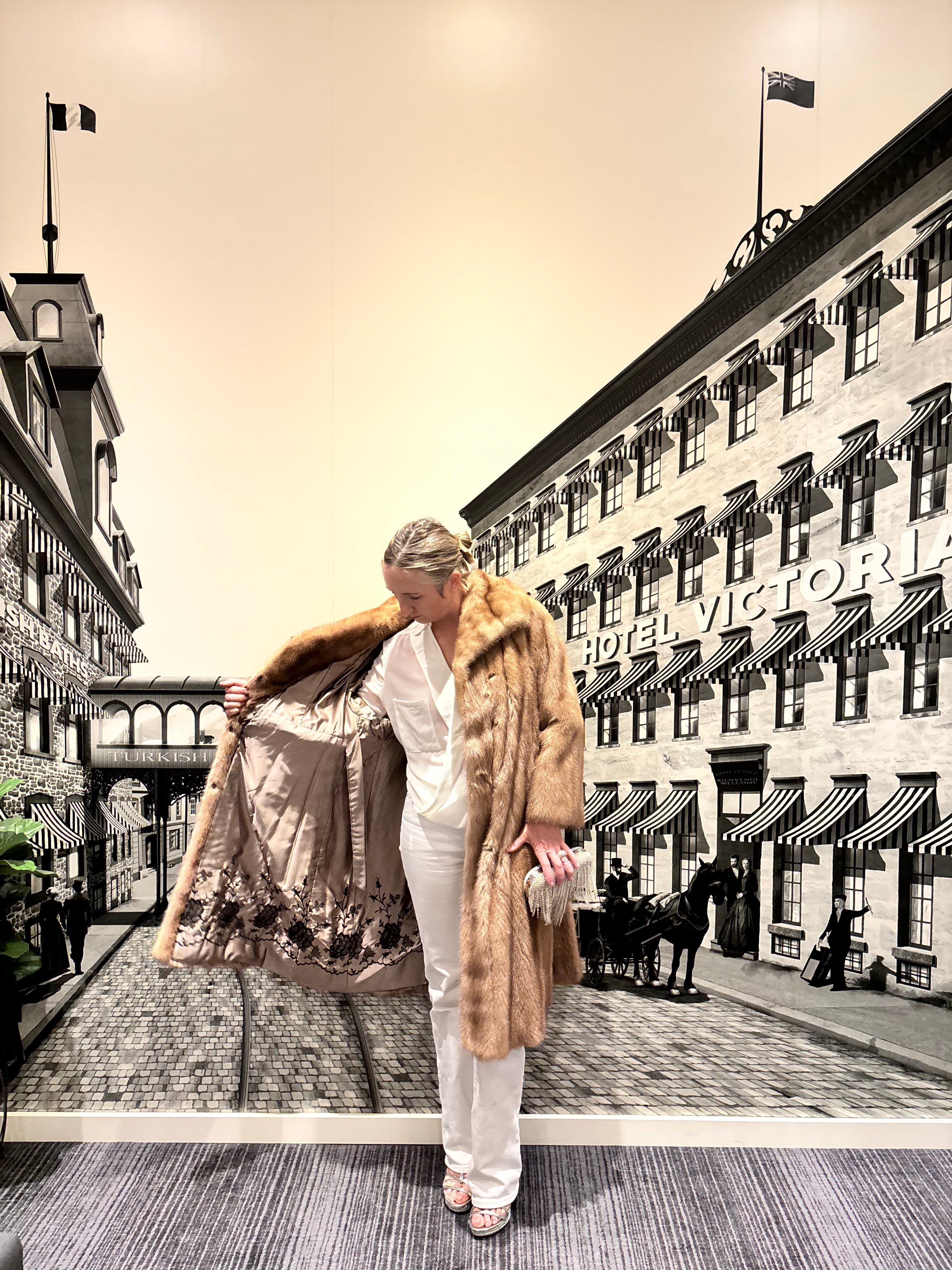 Vintage Blonde Mink Coat