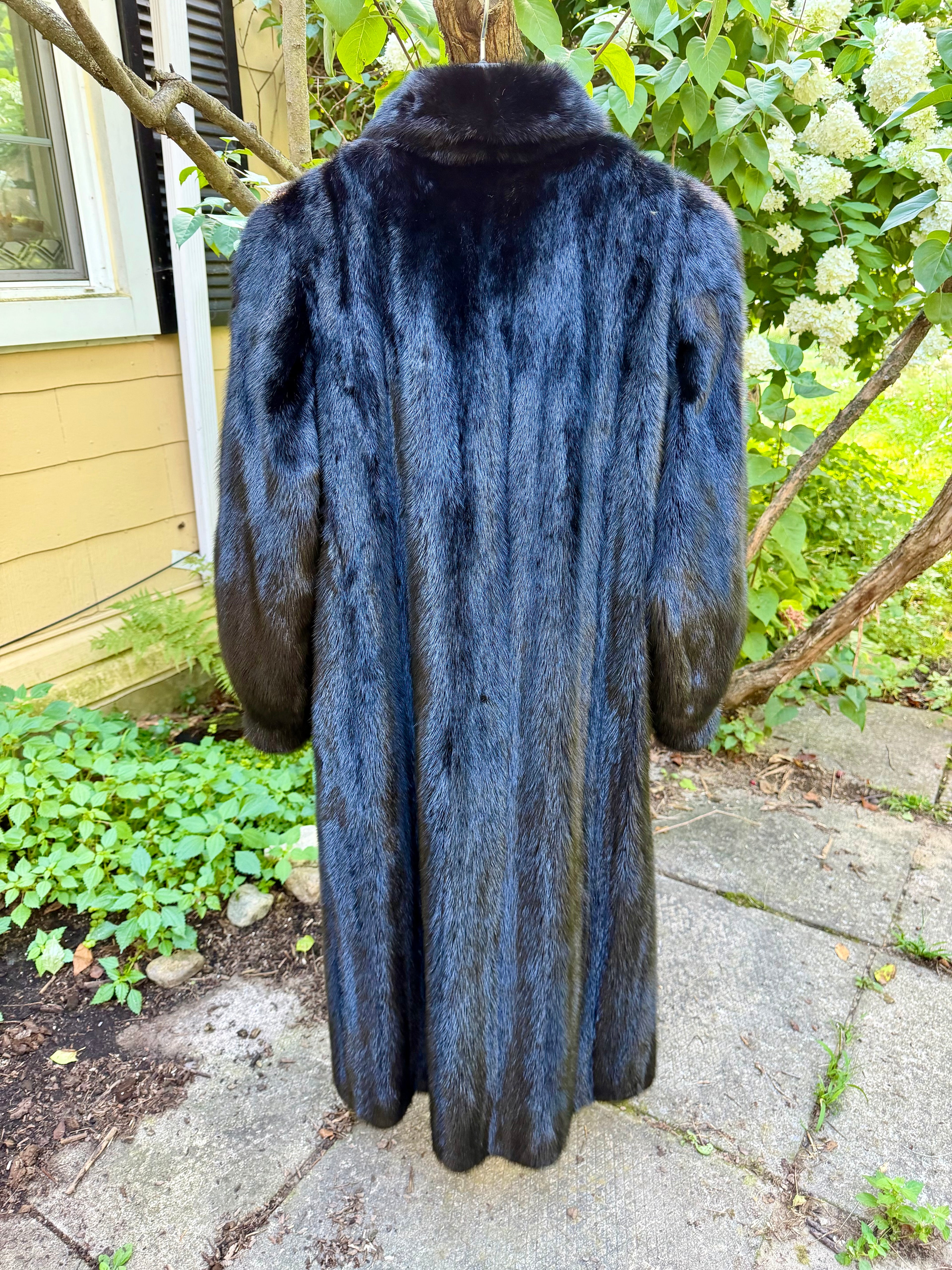 Vintage Black Mink Coat