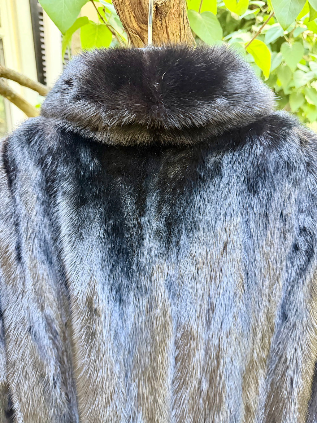 Vintage Black Mink Coat