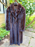 Vintage Mahogany Mink Coat