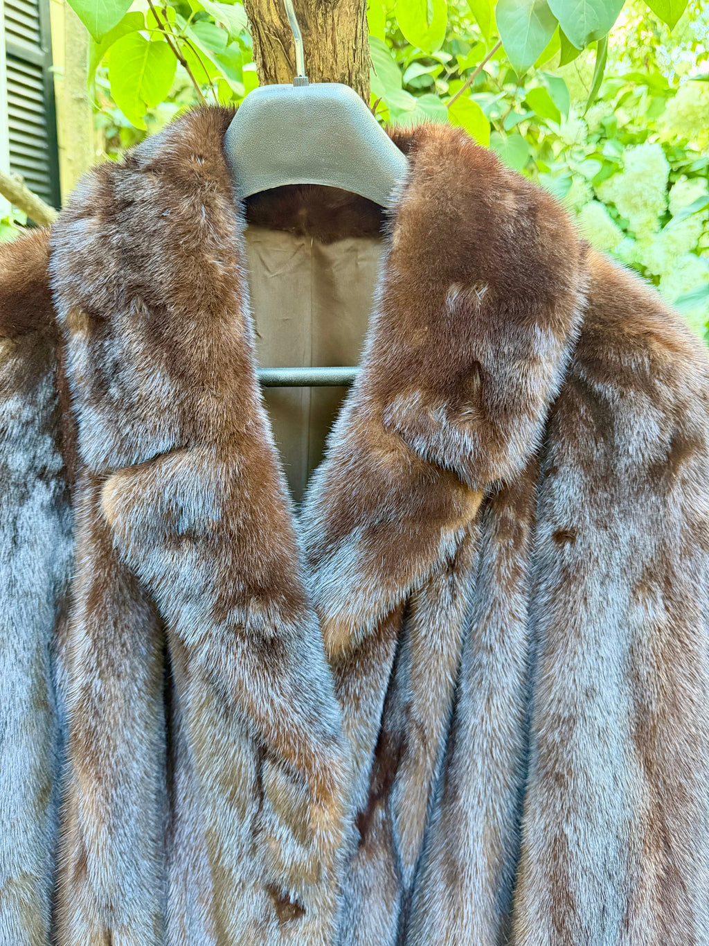 Vintage Mahogany Mink Coat