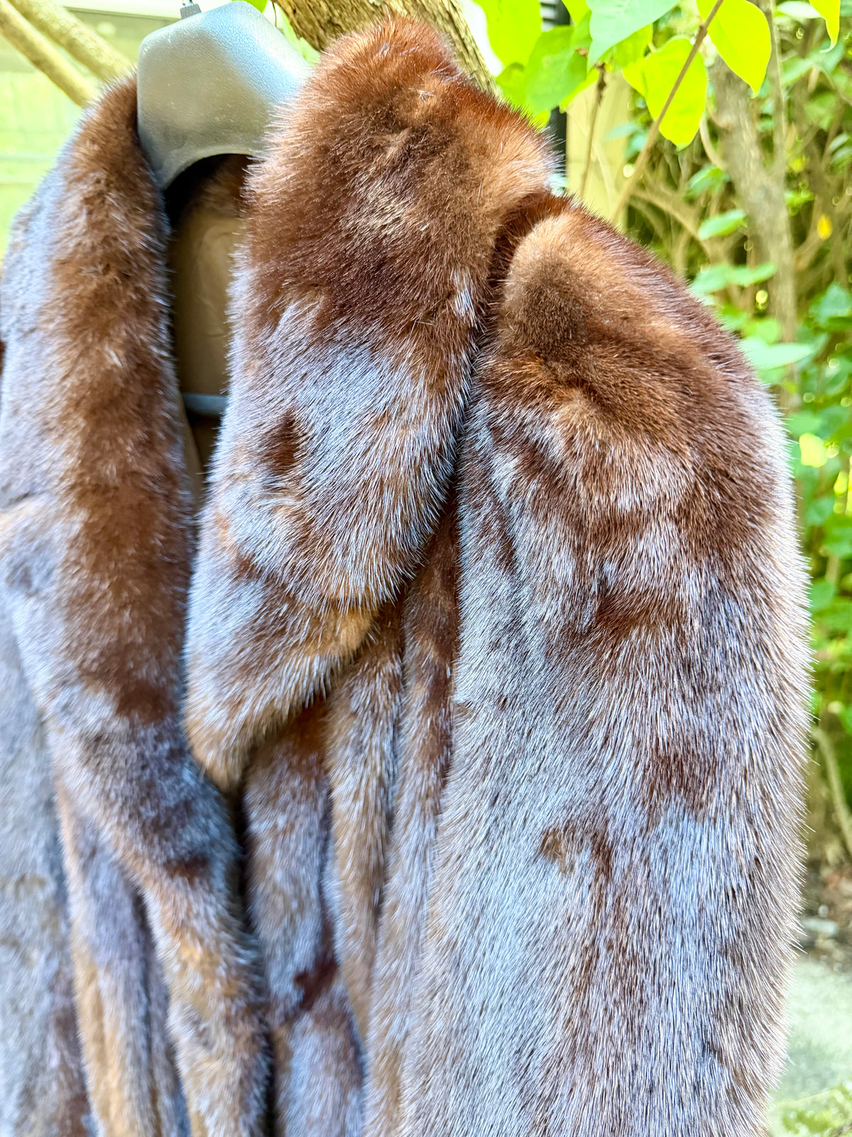 Vintage Mahogany Mink Coat
