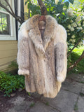 Coyote & Cream Fox Fur Coat