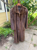 Vintage Brown Classic Mink Coat