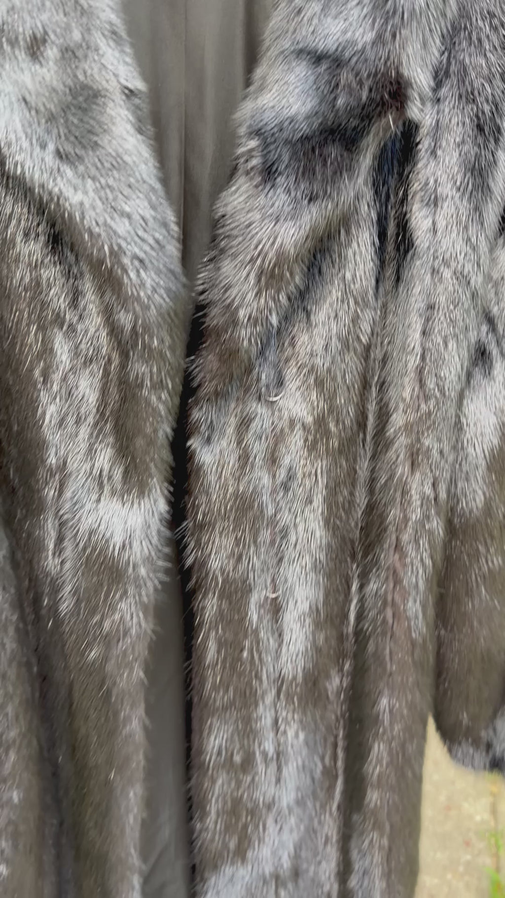 Vintage Black Mink Coat
