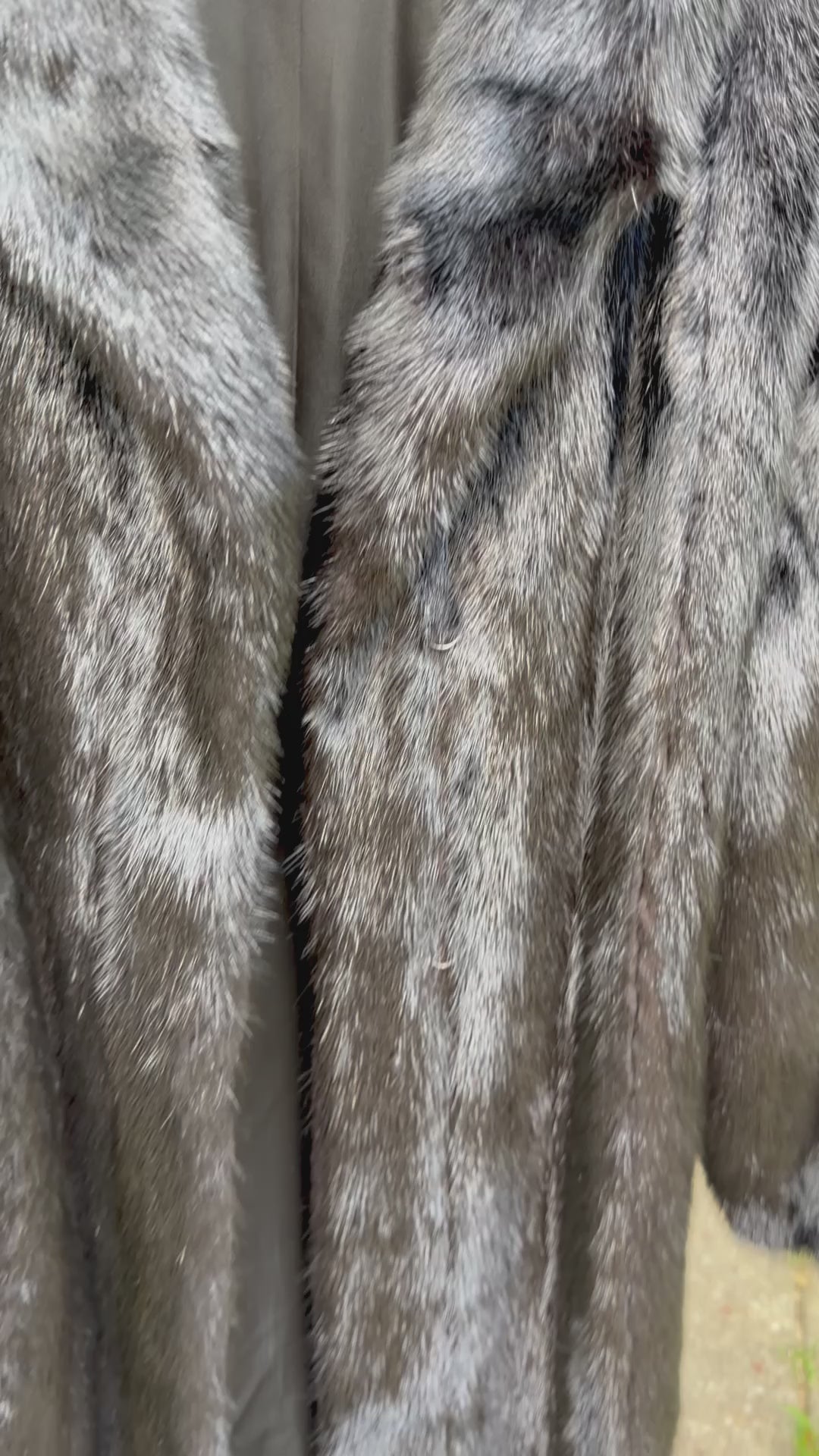 Vintage Black Mink Coat
