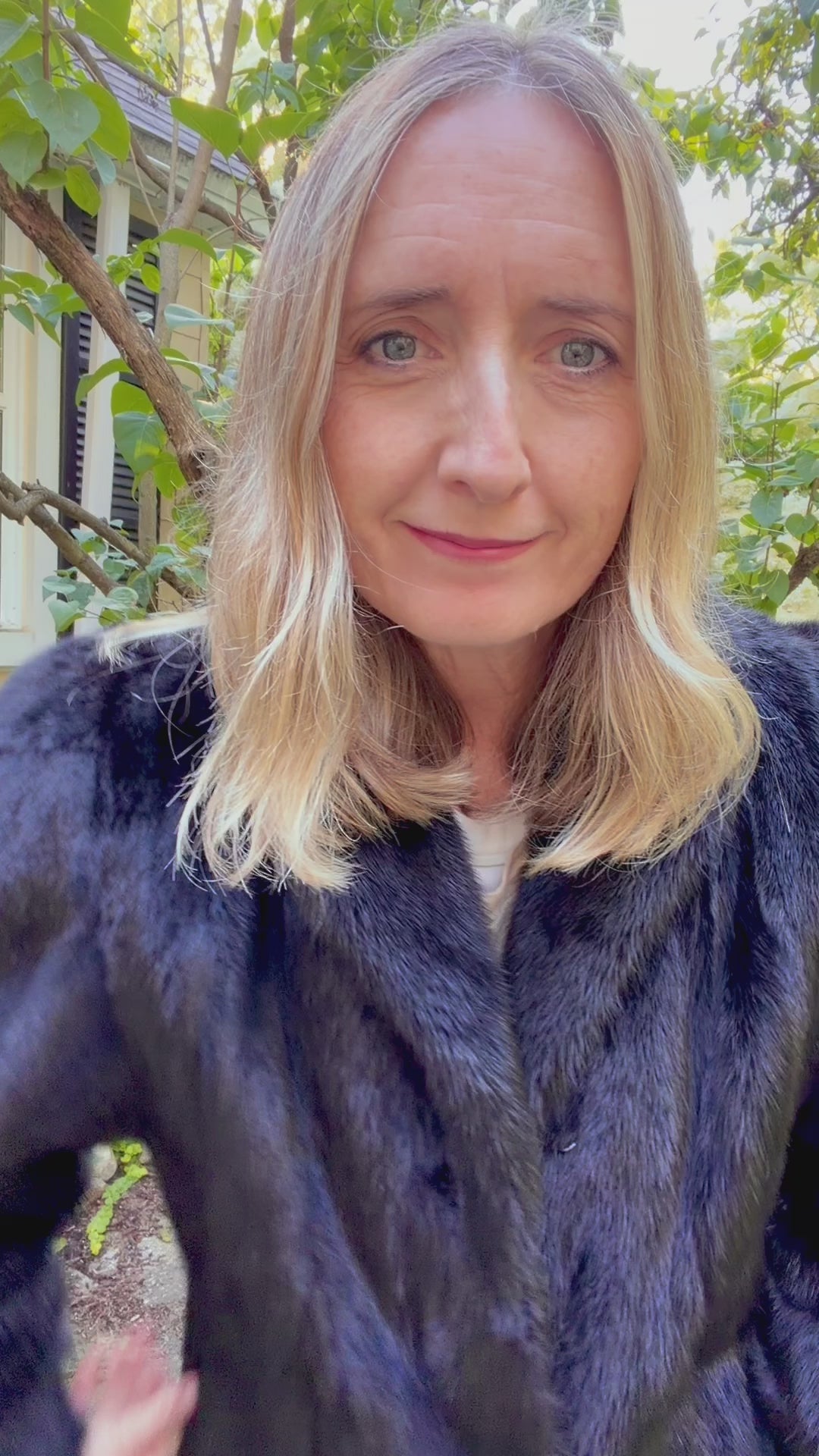 Vintage Black Mink Coat